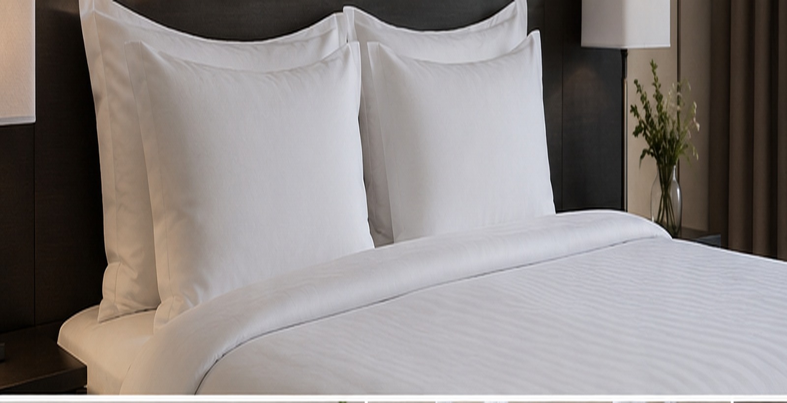 Hotel textile products including towels, bathrobes and bedding